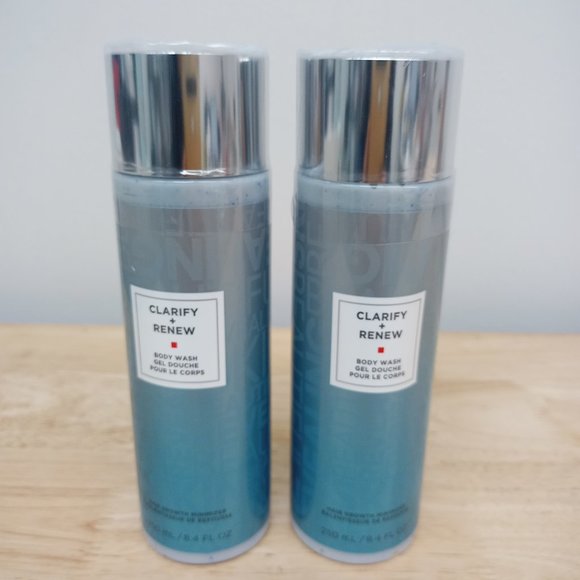 (SOLD)2 X European Wax Center CLARIFY + RENEW Graceful Strut Body Wash 8.4 FL OZ - Picture 1 of 4